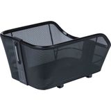 Fietsmand Basil Cento Tech Fiber WSL met bagagedragerbevestiging 21 liter 46 x 34 x 25 cm - solid zwart