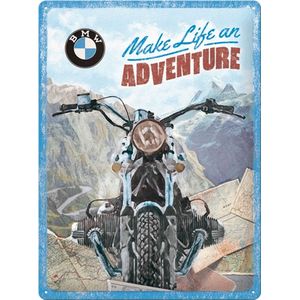 Metalen Bord 30x40 cm BMW Make Life an Adventure