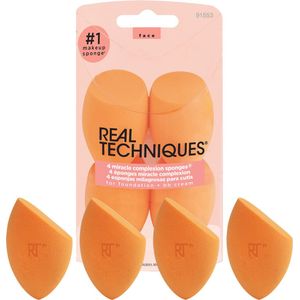 Real Techniques Miracle Complexion Sponge 4 Pack - Make-up spons