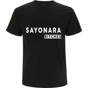Sayonara b*tches Heren t-shirt | relatie | Japans | Japan | gezeik | grappig | cadeau