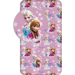 Disney Frozen Hoeslaken, Shine - Eenpersoons - 90 x 200 cm - Katoen