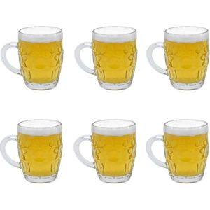 Bierglazen - Set 6 stuks - 56cl - Bierglas - Bier - Glas - 560ml - Pils - Glazen set - Hoogwaardige Kwaliteit - Biermokken - Oktoberfest
