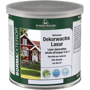 Borma Wachs dekkende Lazuur / buitenbeits Tortelduif (kleur 116) op waterbasis 750ml