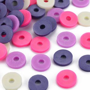 Sillicreations MAYA resin cabochon 24mm plak bloemetjes 25 stuks platte achterkant GRIJS