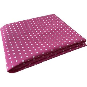 Tafelkleed Dots roze 155 rond - tafelzeil - outdoor