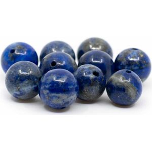 Edelsteen Losse Kralen Lapis Lazuli – 10 stuks (10 mm)