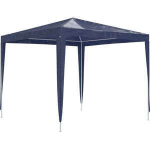 vidaXL Partytent - 2,5x2,5 m - Blauw - Waterbestendig Feesttent - Partytent - Tuinfestijn - Buitenterrein - Gardenparty