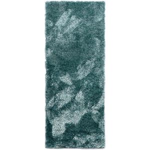 Hoogpolige loper Velours - Posh turquoise 80x200 cm