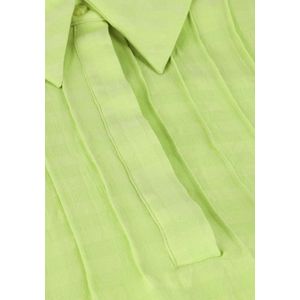 My Essential Wardrobe Halnamw Blouse Dames - Jurken - Kleedje - Groen - Maat 40