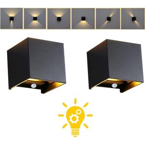 MKSS® Oplaadbare Wandlamp Binnen - Wandlampen Buiten - Grijs