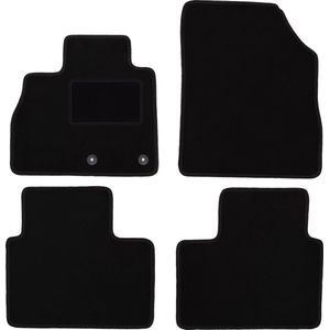 Zwarte veloursmatten voor: Renault Scenic IV minivan (2016-)