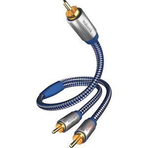 In-akustik Premium Y Subwoofer kabel Cinch - 2x Cinch 2m