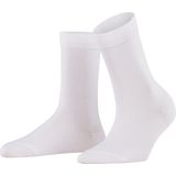 FALKE Cotton Touch business & casual katoen sokken dames wit - Maat 35-38