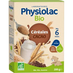 Physiolac Biologische Cacaogranen Vanaf 6 Maanden 200 g