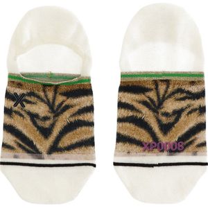 XPOOOS dames footies tiger multi