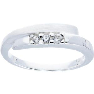 Glow - Zilveren ring met steen