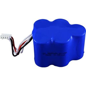 Set van 2 NiMh accu's, batterijen, 3600 mAh, geschikt voor Ecovacs Deebot D62-D73-D76, etc