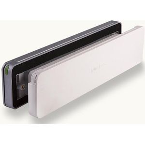 Isolerende brievenbus Homebox RVS look buiten, crème RAL 9001 binnen