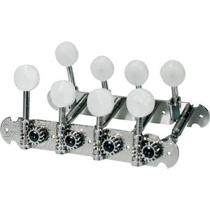Mandoline stemmechanieken Boston 045-N 69mm nikkel wit