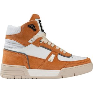 Off The Pitch Basketta Hi Sneakers Dames Oranje/Wit - Maat: 37