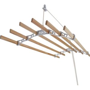 Droogrek Ophangbaar - Wit - 2 meter - plafond wasrek