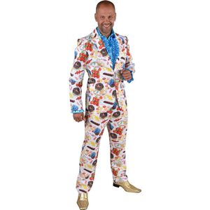 Magic Design Verkleedpak Candy Heren Polyester Maat Xs