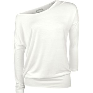 R.E.D. ROCK-ENGINEERED DESIGN Wit los shirt met lange mouwen Vrouwen - 3XL