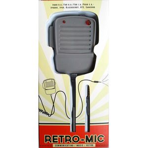 Retro Microfoon en speaker voor elke telefoon en tablet