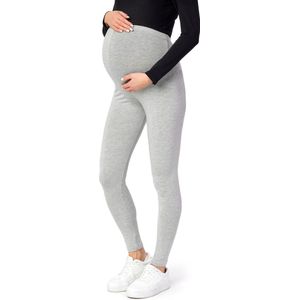 Be Mammy BE-Leggings-02 Dames Zwangerschapsleggings - Lang - Viscose - Elasthan - Gemêleerd - S