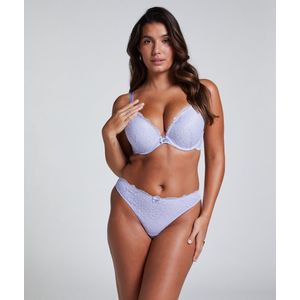 Hunkemöller Dames Lingerie String Marine - Paars - maat L