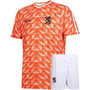 EK 88 Voetbaltenue - Nederlands Elftal - Oranje - Voetbaltenue Kinderen - Shirt en Broekje - Jongens en Meisjes - Volwassenen - Heren en Dames-XXL