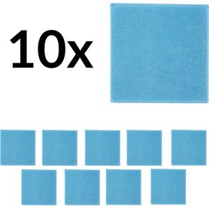 Funnies Spuugdoeken 10-pack | Blauw | 30x30cm | Set Van 10 Stuks | Spuugdoekjes | Monddoekjes