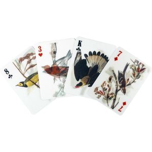 Kikkerland 3D Speelkaarten - Vogels - Kaartspel - Pokerformaat - Vogelplaatjes - Gezelschapsspel - Geschikt voor poker, patience, bridge, blackjack, pesten