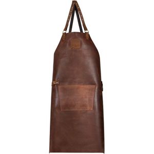 Boska Mr. Smith Leren Barbecueschort Cross-body - Voorvak - Verstelbare Band - Bruin - 85,5x64 cm