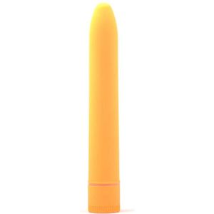 Classic Vibrator Orange - Klassieke vormgeving - Gebruiksvriendelijk - Stimulerend voor vrouwen - Meerdere standen - Inclusief batterijen - Stimulerend voor clitoris - Waterproof - Zwart - ABS plastic