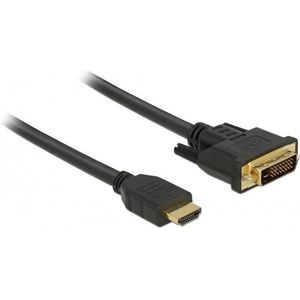 Premium DVI-D Dual Link - HDMI kabel / zwart - 5 meter