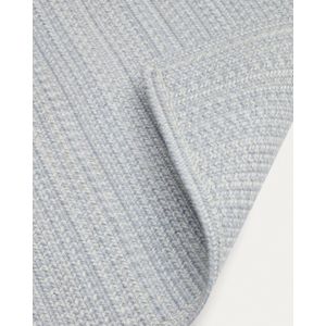 Kave Home - Portopi vloerkleed 100% PET grijs 160 x 230 cm