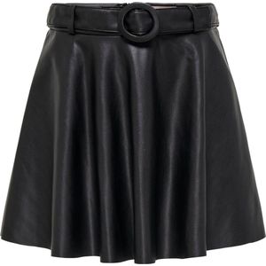 ONLY KOGKALIA FAUX LEATHER SKIRT OTW Meisjes Rok - Black - Maat 140