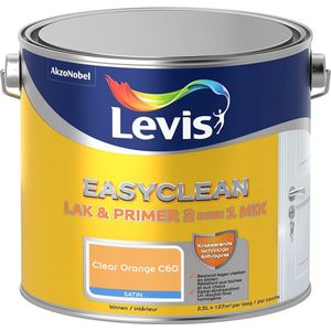 Levis EasyClean Lak & Primer 2-In-1 Mix - Clear Orange C60 - 2,5 L