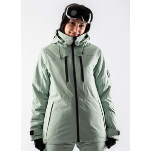 1080 BARB-T Womens Snowjacket | Licht groen | S | Wintersport Snowboard Ski Kleding