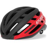 Giro Agilis - Fietshelm - Heren Black / Bright Red 51-55 cm