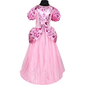 Prinsessen Jurk Cinderella - Meisjes - Roze - Maat 116/128