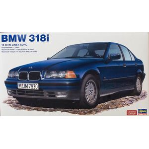 1:24 Hasegawa 20320 BMW 318i Auto Plastic Modelbouwpakket