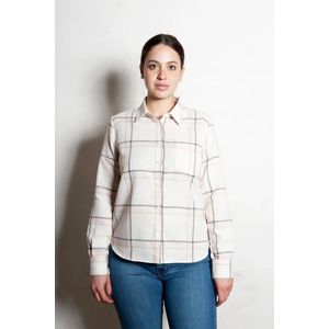 common | era - Blouse Zora - Ruit Beige Pink - maat L