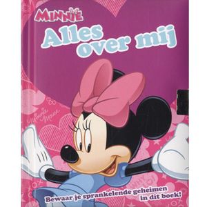 Disney Minnie Mouse Dagboek met slot - Alles over mij - Paars / Roze - Hardcover - 20 x 16 cm