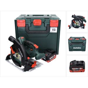 Metabo KS 18 LTX 57 Accucirkelzaag 18 V 165 mm + 1x accu 10.0 Ah + metaBOX - zonder lader