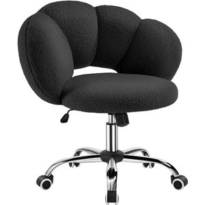 ApexArte® Make up Stoel - Kaptafel Kruk - Visagie - Zwart