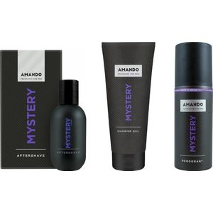 Amando Mystery - SET - After Shave / Douchegel / Deo Spray