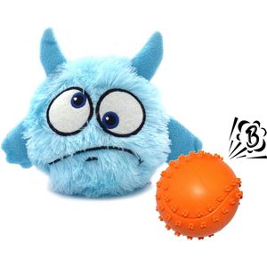 Honden knuffel - Knuffel - Hond - Monster - Pieper - Blauw