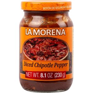 La Morena Chipotle pepper diced 230 gram